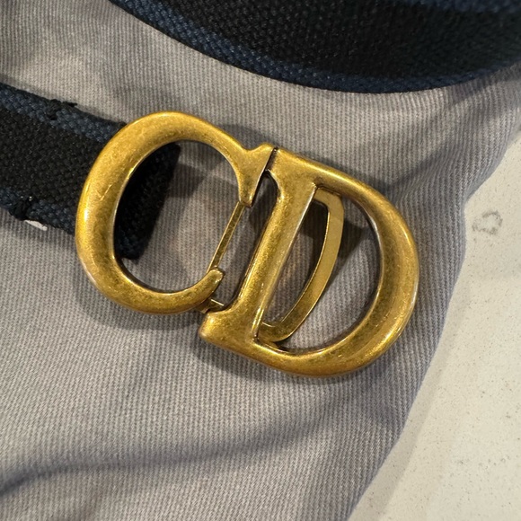 Dior Navy Mini Saddle Belt Bag - Picture 3 of 6